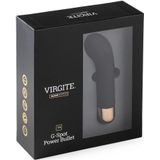 Virgite - G-Spot Power Bullet G-Spot Vibrator van 12.8 cm bij 2.8 cm V4 - zwart