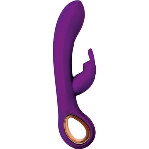 G-Spot Vibrator met clitoris stimulatie Paars
