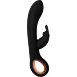 G-spot Vibrator met Clitoris Stimulator - zwart