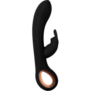 G-spot Vibrator met Clitoris Stimulator - zwart