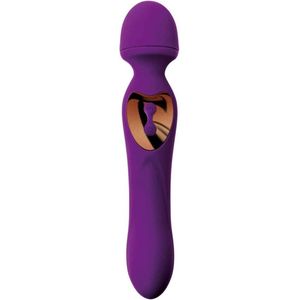 Lang Loys Wand Vibrator en inbrengbare Vibrator 2 In 1 - paars