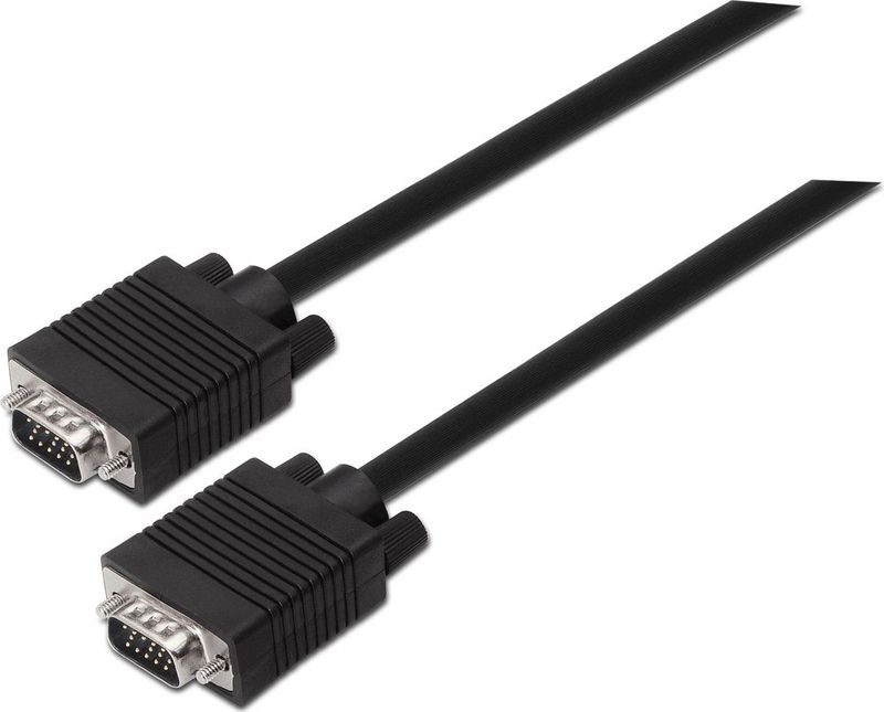 AISENS A113 – 0069 – SVGA (HDB15/macho-hdb15/männlich, 3 m, Kabel für Monitor/TV/Projektor) schwarz