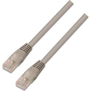 AISENS A135-0231 netwerkkabel RJ45, 3 m, 10/100/1000 Mbit/s, switch/router, modem/patchpaneel/access point/champs) grijs