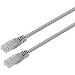 AISENS A135 – 0236 – doucheslang RJ45 patchkabel (20 m, 10/100/1000 Mbit/s, switch/router/modem/patchpaneel/patchveld/access point/champs) grijs