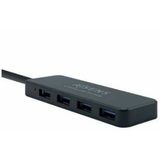 Hub - Zwart - USB 3.2 Gen 1 - 4 Poorten
