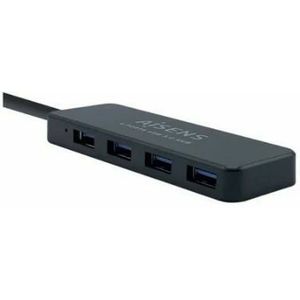 Hub - Zwart - USB 3.2 Gen 1 - 4 Poorten