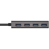 Aisens A109-0403 Interface Hub - USB 3.2 Gen 1 Type-C - Antraciet - 4 Havens