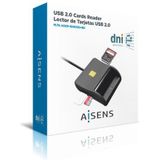 Aisens - ASCR-SN02SD-BK - Toegangscontrolesysteem - Zwart - USB 2.0