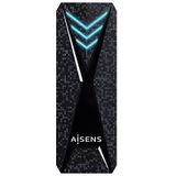 Housing for Hard Disk Aisens Caja Externa M.2 (NGFF) RGB Gaming ASM2-RGB013B NVMe a USB3.2 Gen2, Negra USB Black USB 3.2 Gen 2 (