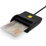 Aisens - ASCR-SN03C-BK - ID/SIP-Kaartlezer - Zwart - USB-C