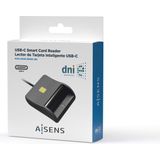 Aisens - ASCR-SN03C-BK - ID/SIP-Kaartlezer - Zwart - USB-C
