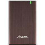 AISENS - ASE-2525BWN - externe harde schijf behuizing voor 2,5 inch SATA A USB 2.0/USB 3.0/USB 3.1 GEN1, bruin