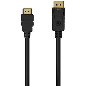 CABLE CONVERSOR AISENS A125-0551 DISPLAYPORT MACHO HDMI MACHO 1.5M NEGRO