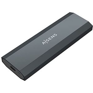 AISENS - ASM2-018GR - externe behuizing voor M.2 SSD SATA/NVME A USB 3.2 GEN2, grijs