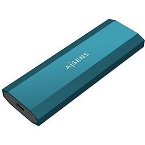 AISENS - ASM2-019BLU - externe behuizing voor M.2 SSD SATA/NVME A USB 3.2 GEN2, blauw