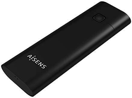 Aisens - ASM2-020B - Externe SSD-behuizing - Zwart - USB 3.2 Gen 2