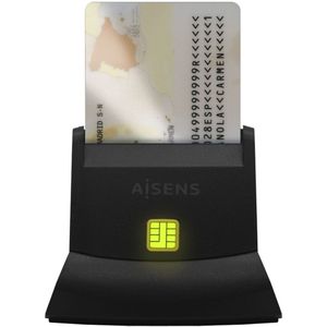 Aisens - ASCR-SN05-BK - ID/SIP-Kaartlezer - Zwart - USB 2.0