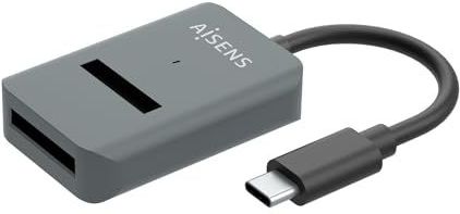 Aisens - ASUC-M2D012-GR - Harddisk Behuizing - Grijs - Externe SSD-behuizing - Tot 2 TB