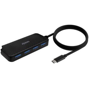 Aisens - A109-0716 - Hub USB - Zwart - 4 Poorten - 60 cm Kabel