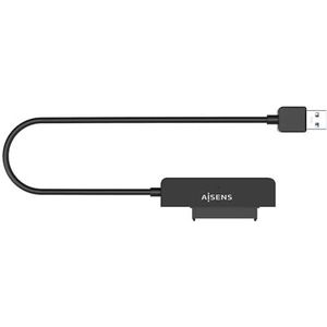 AISENS - ASE-25A03B - SATA A USB-A USB 3.0/Usb3.1 Gen1 adapter voor 2,5 inch harde schijven, zwart
