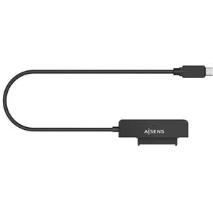 AISENS - ASE-25C04B - SATA A USB-C USB 3.0/Usb3.1 Gen1 adapter voor 2,5 inch harde schijven, zwart