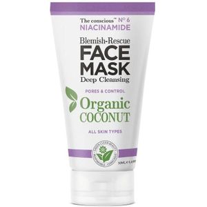 Blemish-Rescue Face Mask - Niacinamide - Biologische Kokosolie
