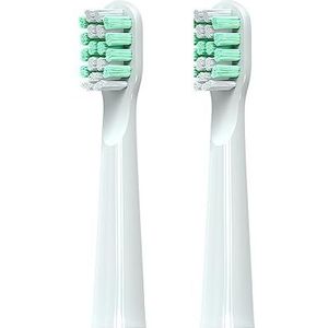 OSONIC Elektrische sonische tandenborstel met 7 koppen, sonische borstel voor volwassenen en kinderen, 5 bleekmodi in 2 weken, 2 minuten timer, IPX7, USB-laadbatterij (REPBLANCO)