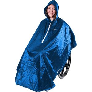Waterdichte Rolstoel Poncho, Rolstoel Regenjas Regen Cape Rolstoel Regenhoes Elektrische Vierwielige Scooter Speciale Accessoires Waterdicht Winddicht Regendicht, Geschikt voor Ouderen Gehandicapten
