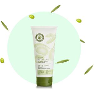 LaChinata Voet- en elleboogcrème met vierige olijfolie en rozenbottel 100ml