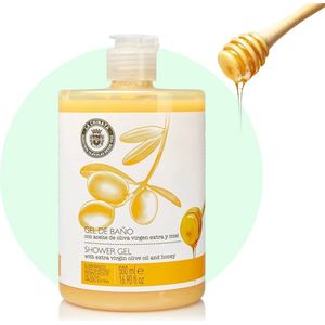 LaChinata Douche gel met extra vergine olijfolie en honing 500ml