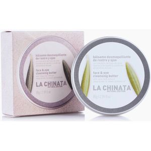 Gezichts- en oogmake-up remover balsem met olijfolie en shea boter 85gr