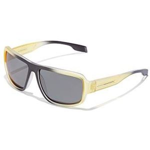 HAWKERS · Deportivas F18 zonnebril voor dames en heren, Yellow Fusion