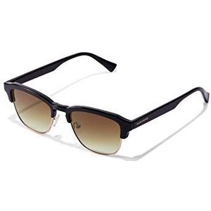 Hawkers New Classic Brown - vierkant zonnebrillen, unisex, zwart