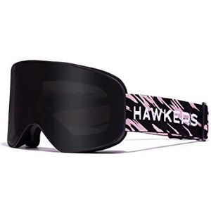 Hawkers Artik Ski/Snow Zonnebril, uniseks, volwassenen, zwart - roze, S