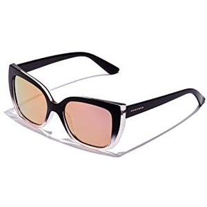 HAWKERS Brigitte Zonnebril Unisex, Rosegold gepolariseerd · Zwart Ct, Adulto