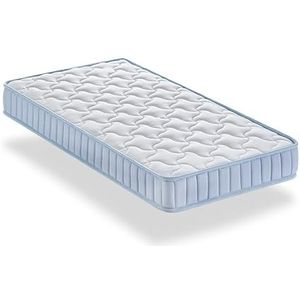 Dormio Matras voor bed, ademend, anti-mijt, antibacterieel, afmetingen 60 x 120 cm, hoogte 12 cm, wit