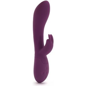Lucas Rabbit Vibrator met warmte-effect - Clitoris en G-spot - Siliconen - Lila