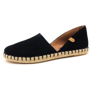 Verbenas - Carmen - Espadrille - Zwart - Suède
