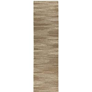 HAMID - Giralda jute tapijt, 100% natuurlijke jutevezel, zacht en zeer sterk tapijt, handgeweven, tapijt voor woonkamer, eetkamer, slaapkamer, hal, jaspis (300 x 80 cm)