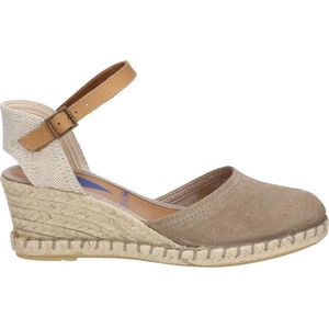 Verbenas Malena Sandalen Touwzool - taupe - Maat 41