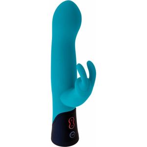 Liebe Pleasure Toys Rabbit clitorisstimulator grote vibrator seksspeelgoed oplaadbare siliconen, 21,5 cm x 3,7 cm blauw