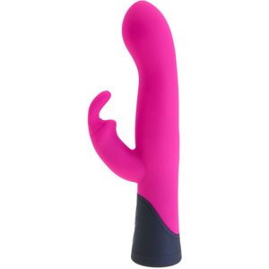 Liebe Pleasure Toys Rabbit clitorisstimulator grote vibrator seksspeelgoed oplaadbare siliconen, 21,5 cm x 3,7 cm rood