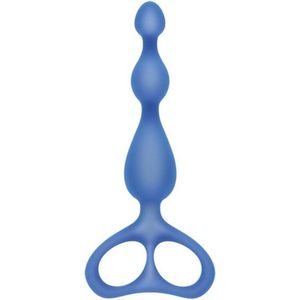 S Pleasures Shorty Anal Beads Blue 188 g