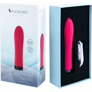 Kogel Vibrator S Pleasures Roze Kers (13,7 x 3,5 cm)