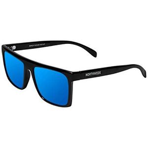 NORTHWEEK Hale brilmontuur, meerkleurig (Shine Black-Blue Polarized), 9,0 unisex volwassenen