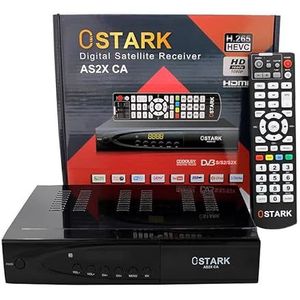 Ostark AS2X CA FTA DVB S2 S S2X DVBS2 HDMI FHD 1080P FTA H265 USB WiFi RJ45 digitale satellietontvanger inbegrepen