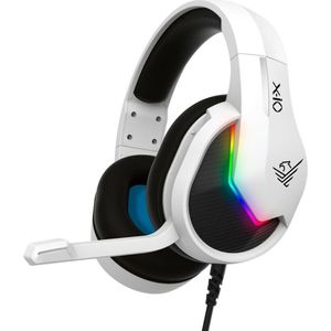 Phoenix Hoofdtelefoon met microfoon X-Io Rgb Wit (Bedraad), Gaming headset, Wit
