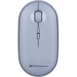 Phoenix - Rebble Muis - Bluetooth & Draadloos - Blauw - Oplaadbare 300 mAh Accu