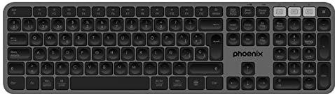Phoenix - K300 - Toetsenbord - Zwart - Draadloos - Multifunctioneel