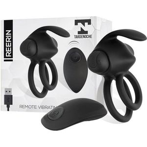 TARDENOCHE - Reerin Dual Vibrating Ring Usb Remote Control Usb Silicone